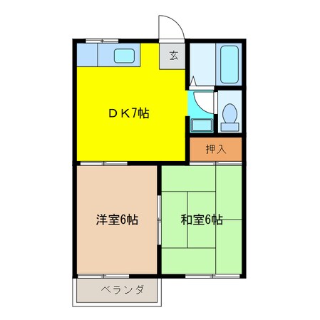 フォーブル日比野の物件間取画像